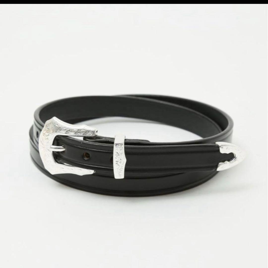 【TORY LEATHER】ウエスタン レザー ベルト 30