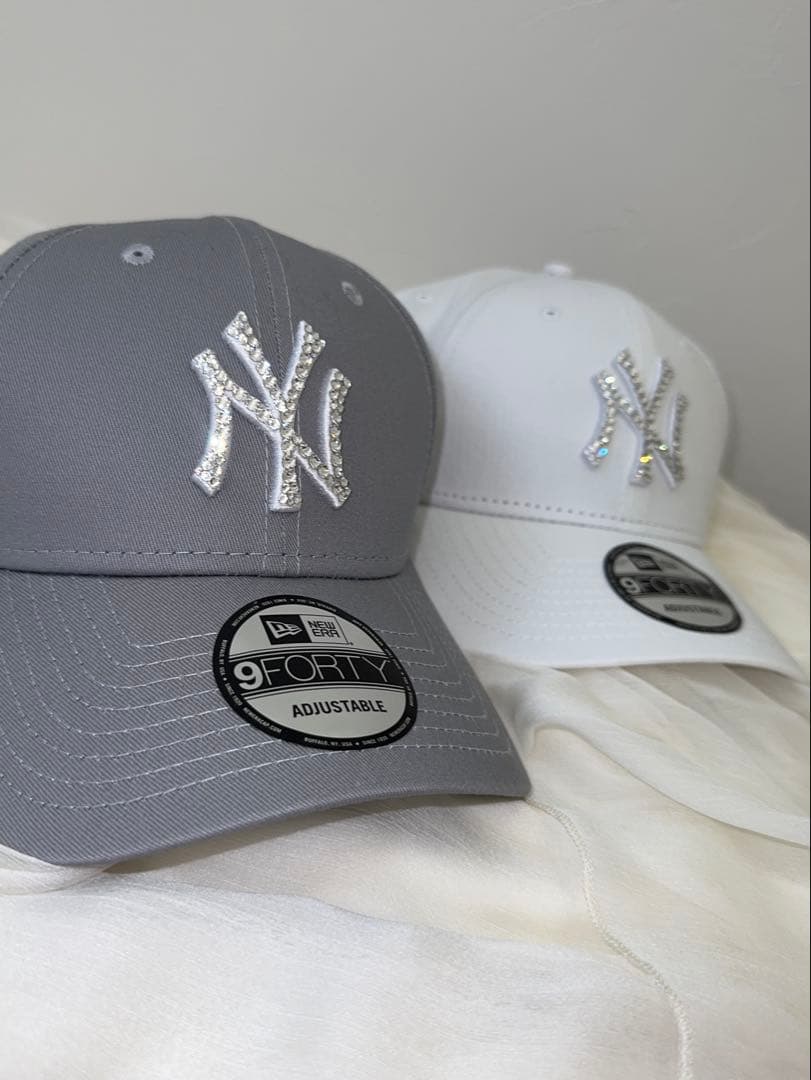 New Era ニューエラキャップ スワロフスキー デコ キラキラ ストーン付き