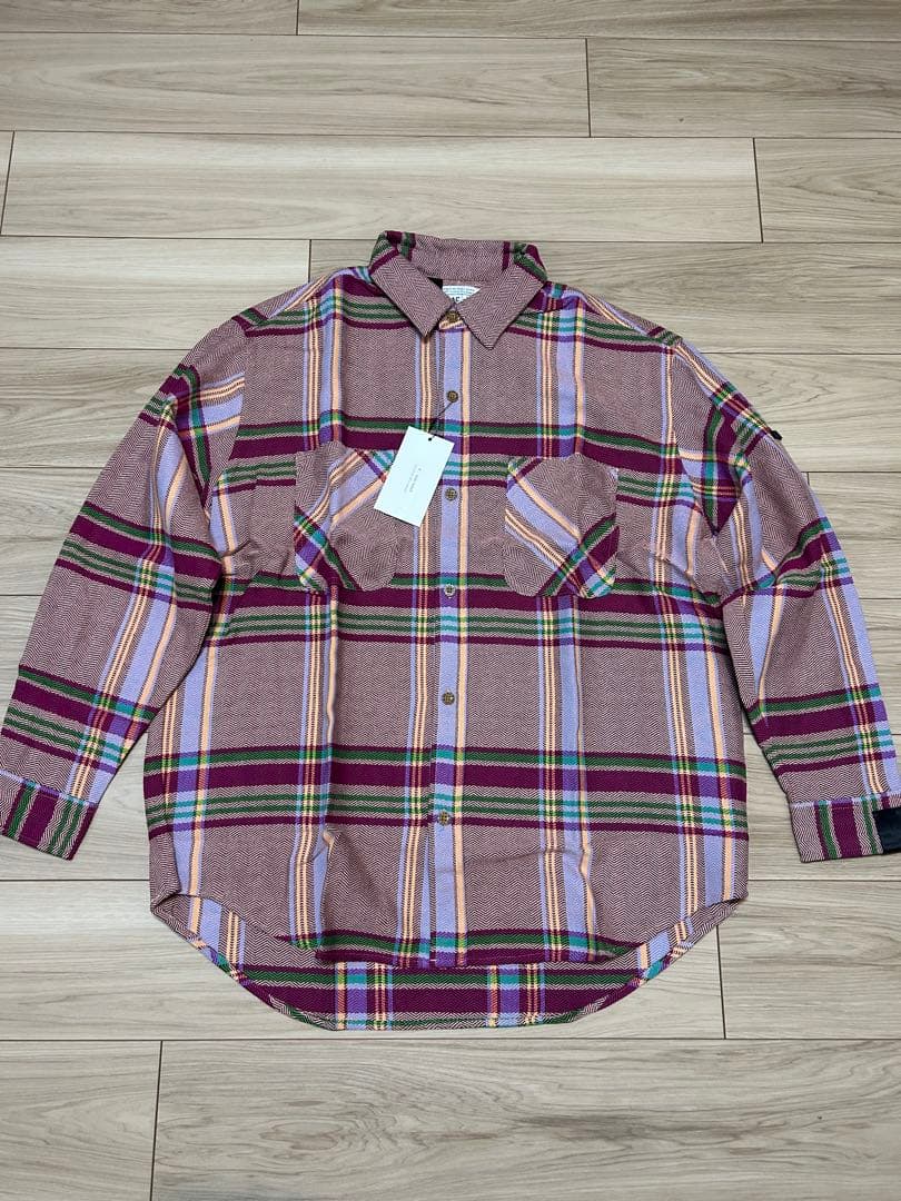 N.HOOLYWOOD BIGMAC ネルシャツ Lサイズ　ピンク