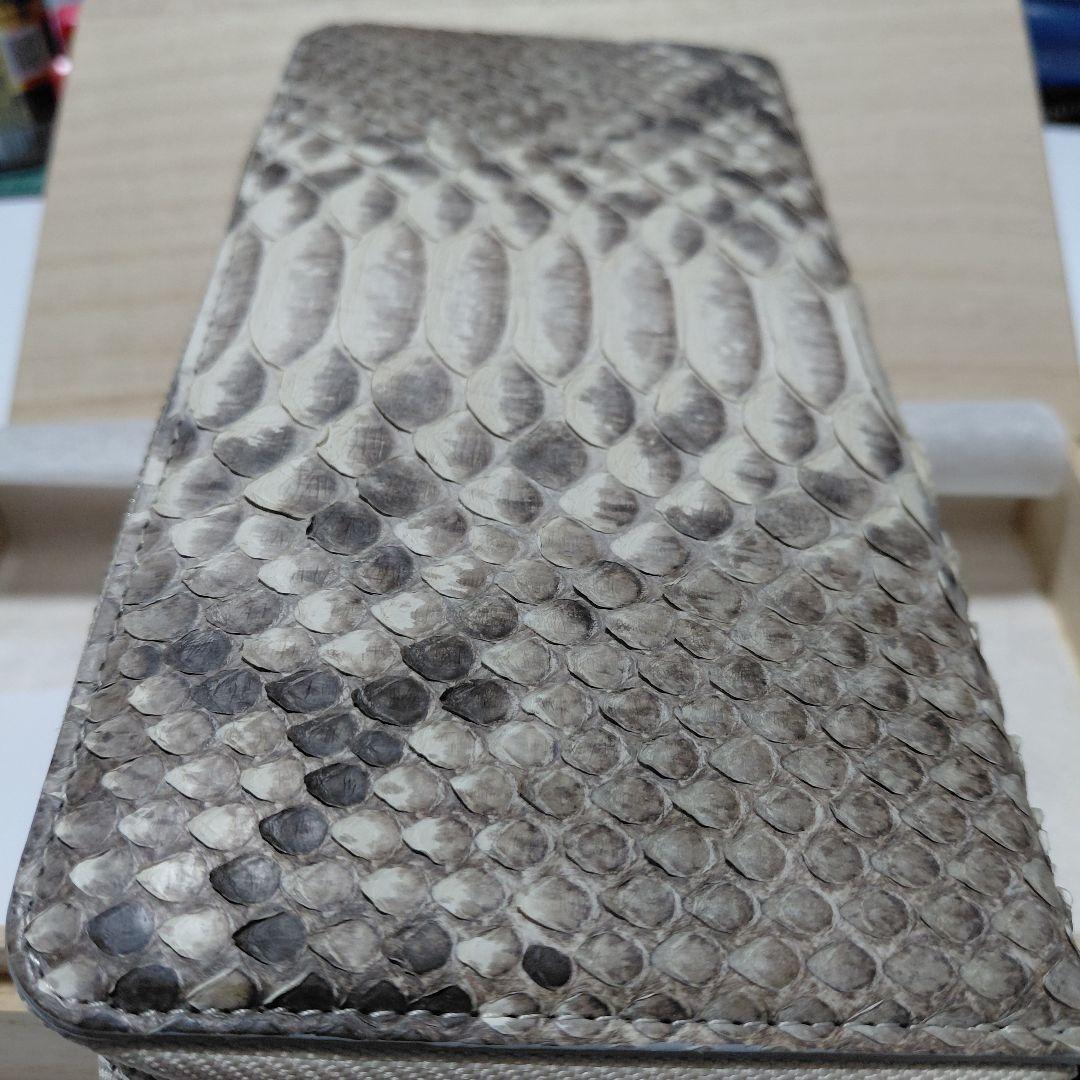 未使用に近い！ 東京クロコダイル ダイヤモンドパイソン長財布 蛇 巳 ヘビ へび