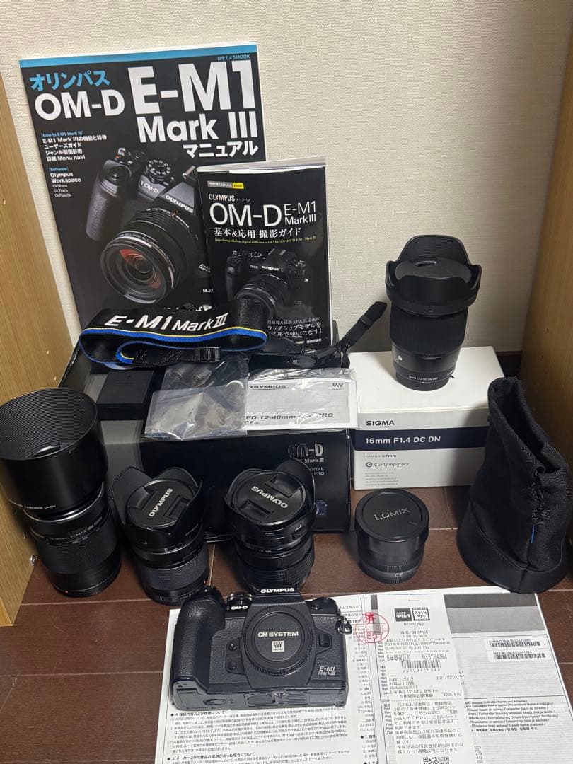 美品 OLYMPUS E-M1 Mark III +レンズ5本セット