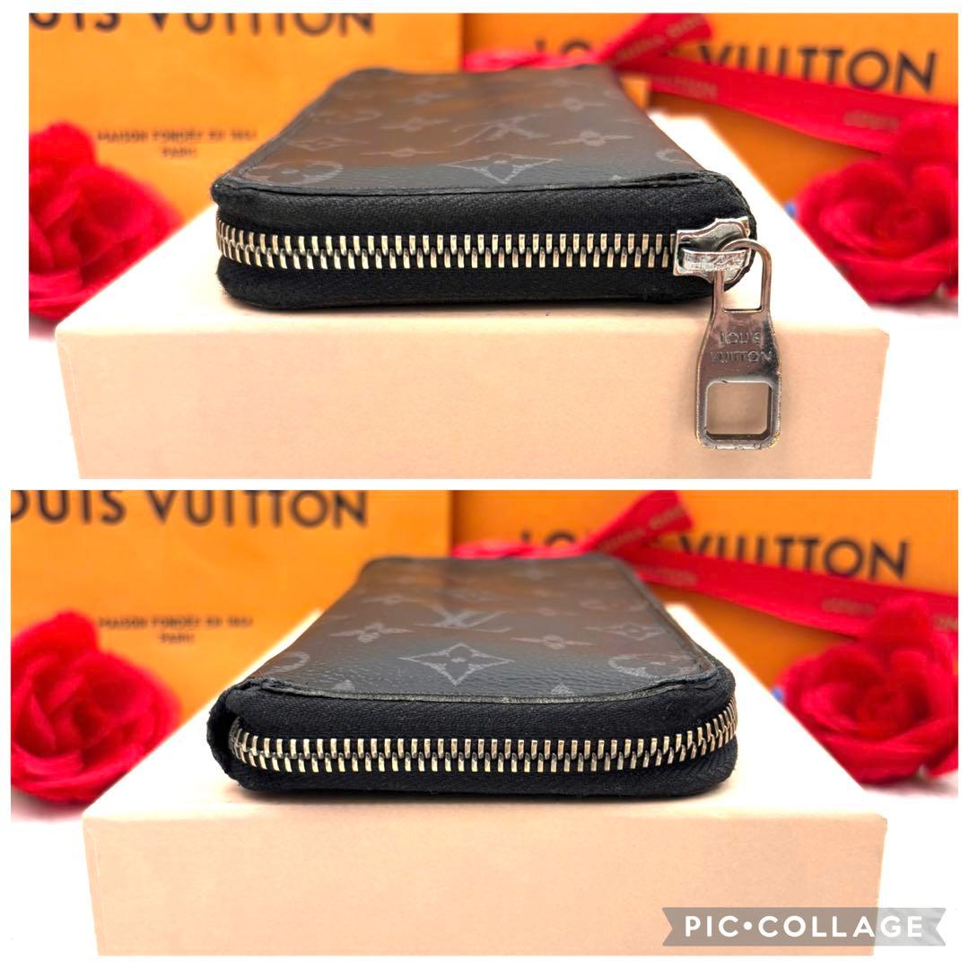 【極美品】 ルイヴィトン モノグラム エクリプス ヴェルティカル 長財布