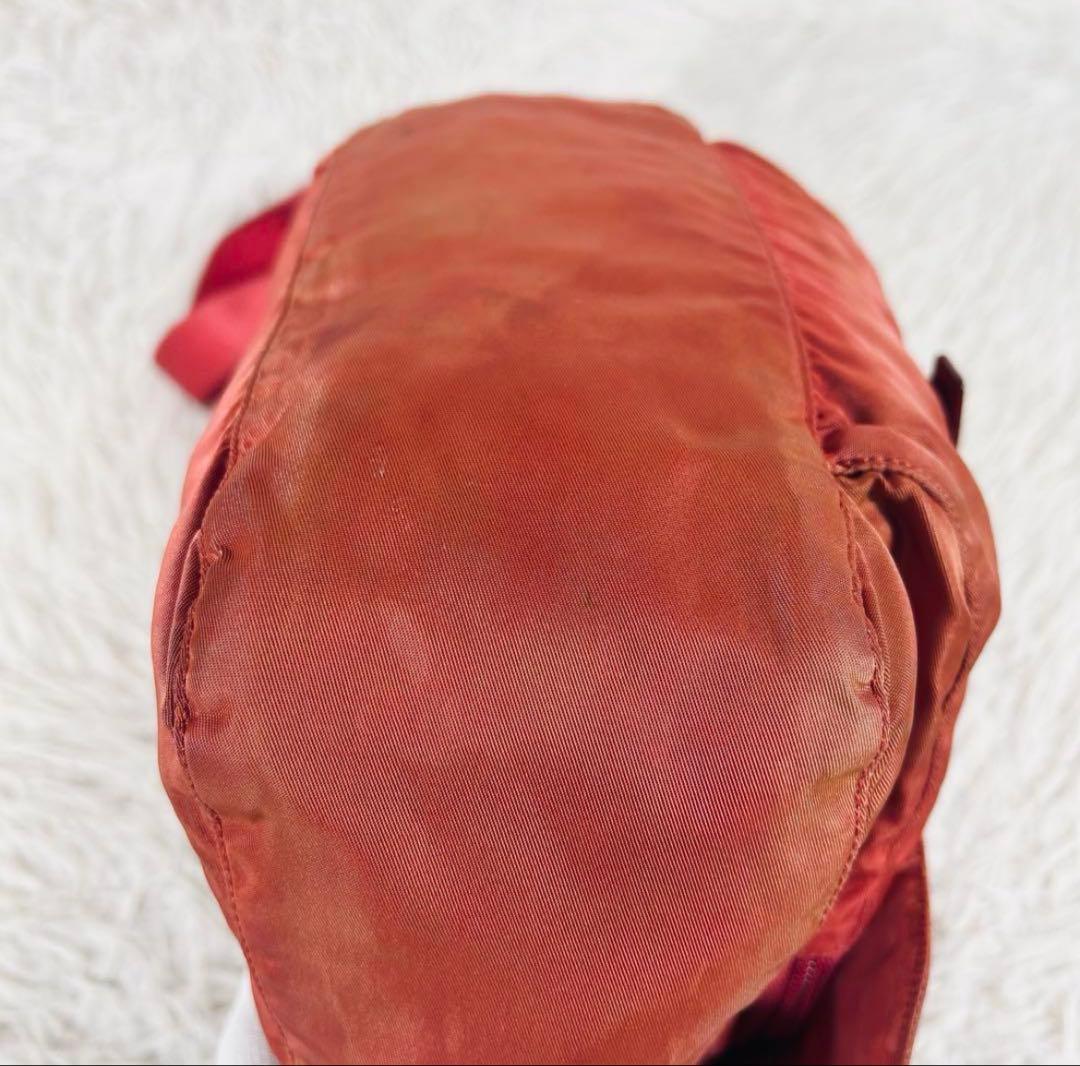 良品　PRADA　プラダ　ショルダーバッグ　ワンショルダーバッグ　赤　男女兼用