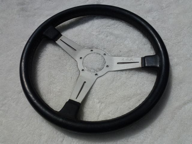 当時物！ナルディ レザー ステアリング 旧車 AE86 レビン トレノ ハンドル