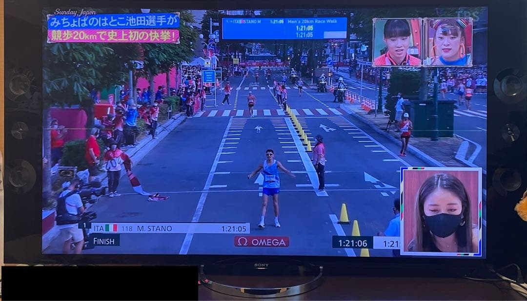 65V型BRAVIA ブラビア KD-65X9200A 画面横線有 その他問題無