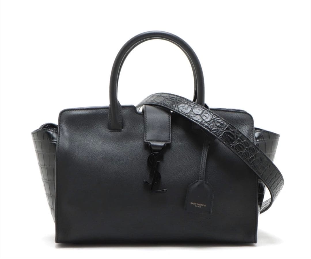 SAINT LAURENT ダウンタウンカバス2WAYハンドバッグ ブラック