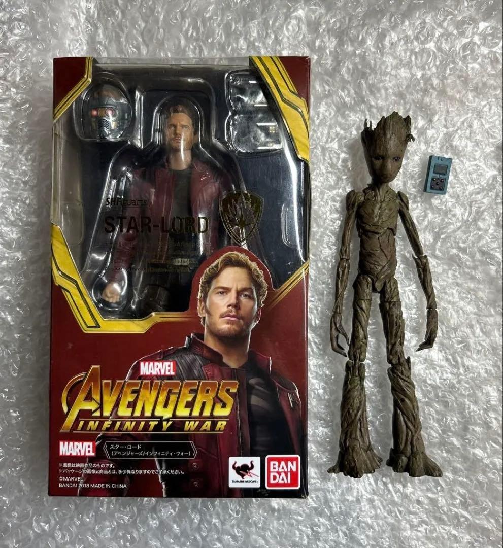 s.h.figuarts スターロード マーベルセレクト グルート