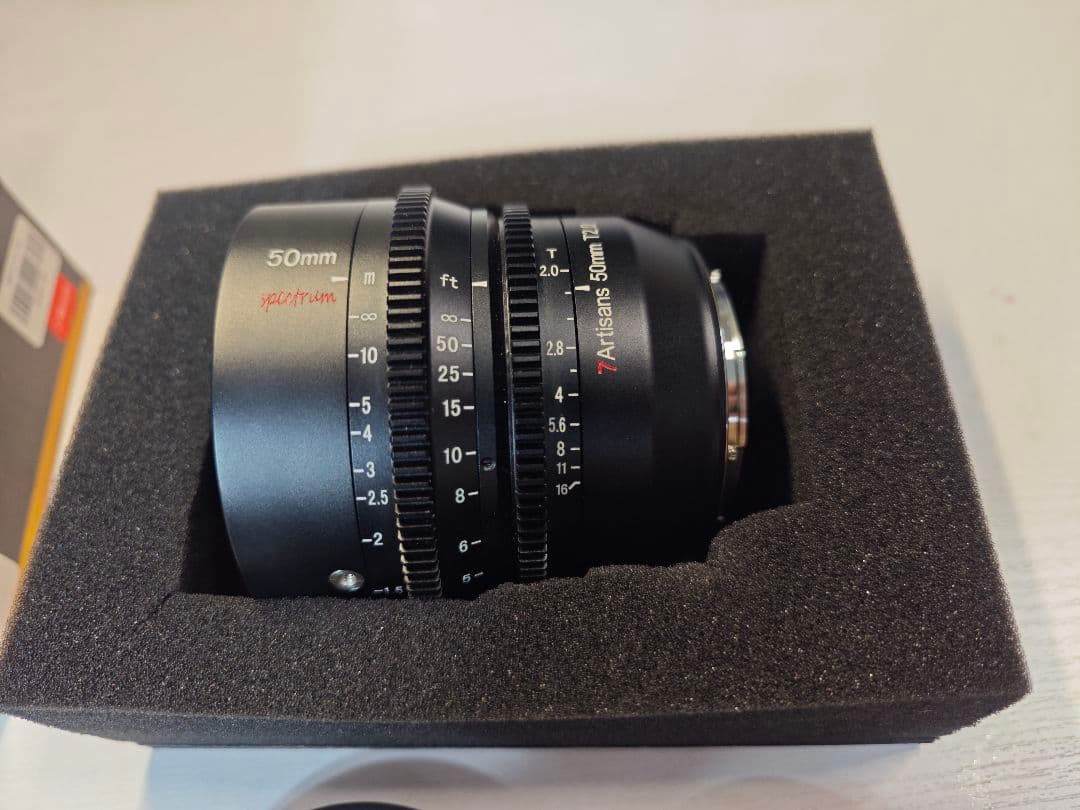 7artisans 50mm T2.0 レンズ Zマウント フルサイズ