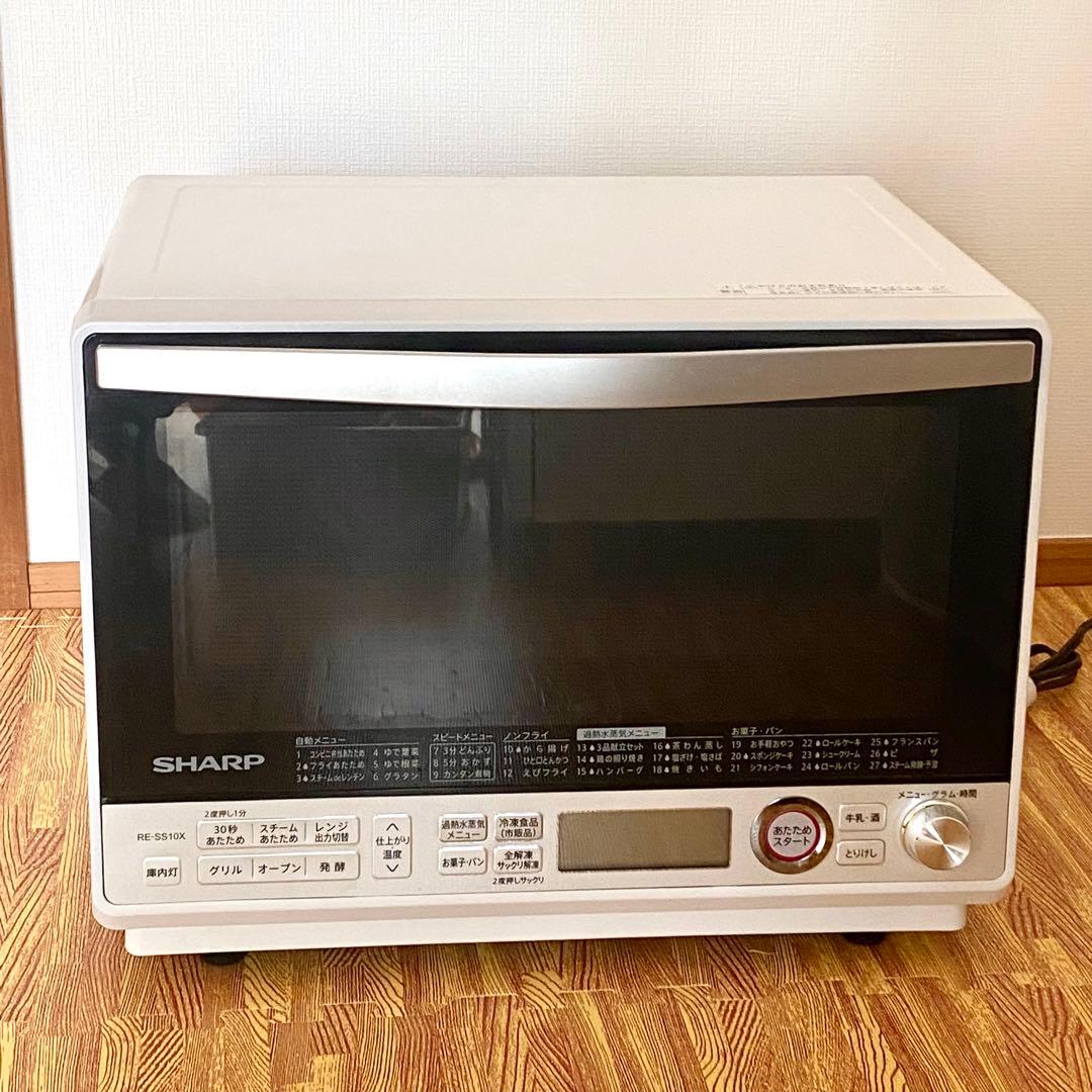 【ジャンク】 SHARP RE-SS10X-W 加熱水蒸気オーブンレンジ