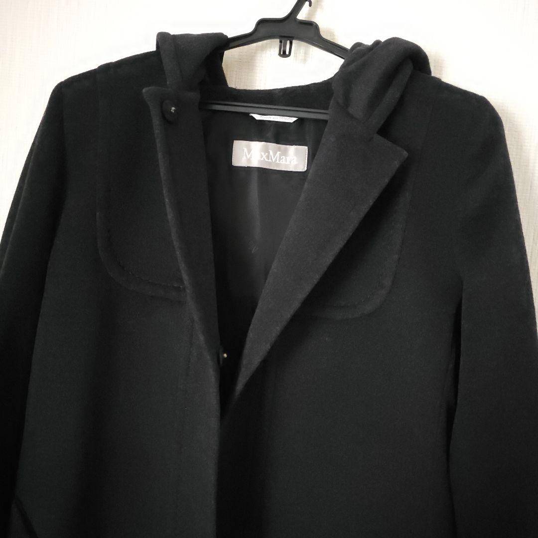 MaxMara【マックスマーラ】ロングコート3way チャコールグレー