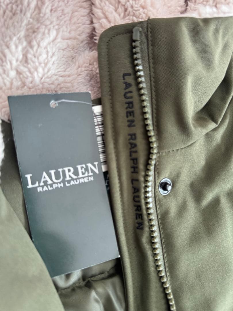 LAUREN ラルフローレン　ダウンジャケット　カーキ　米国購入　新品