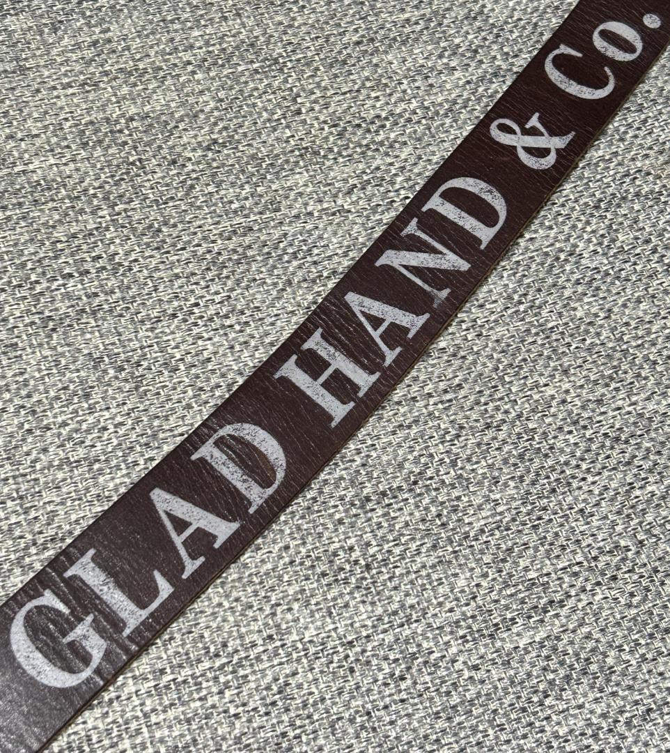 グラッドハンド レザー ベルト GLAD HAND ブラウン W32