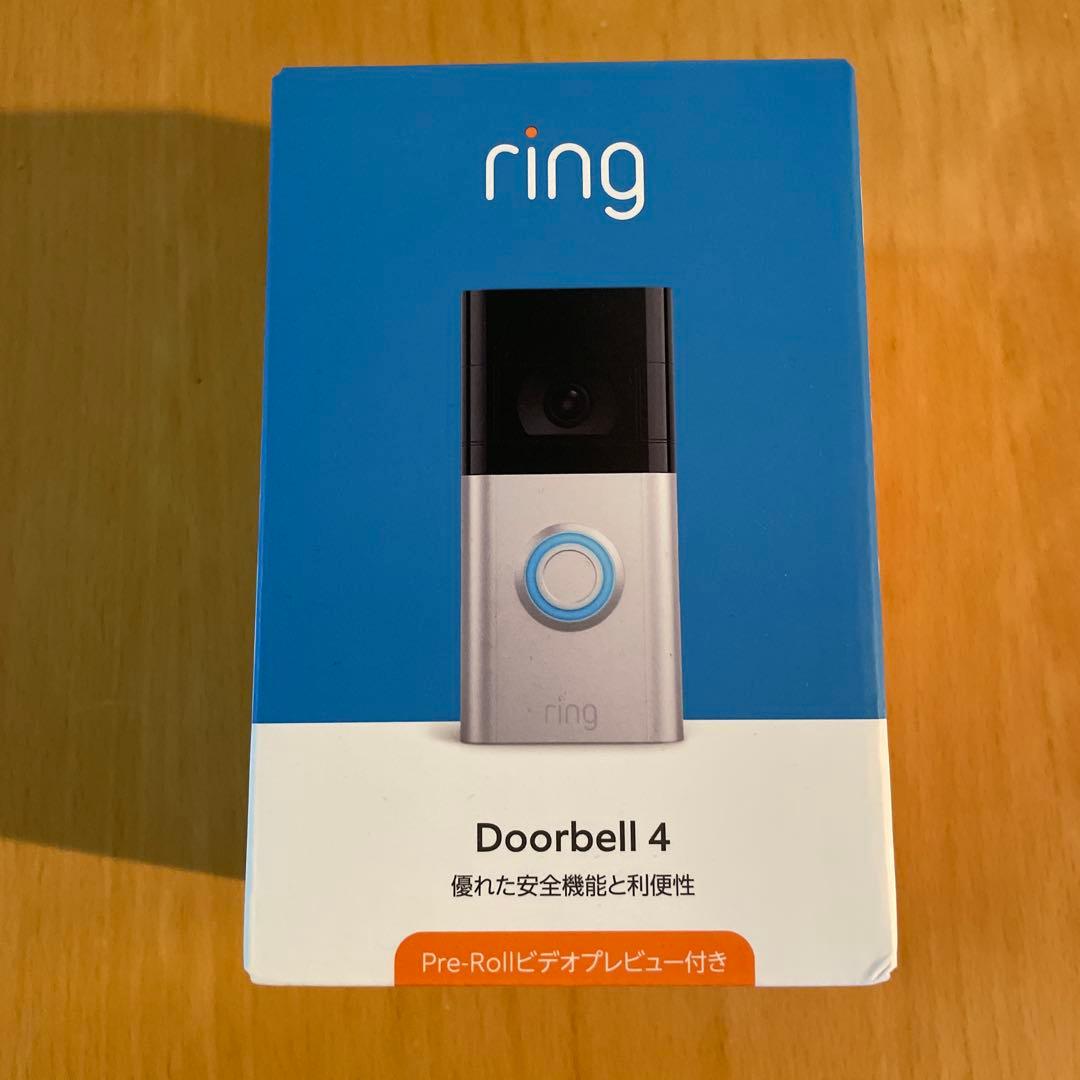 【新品未開封】Amazon Ring Doorbell 4 スマートドアベル