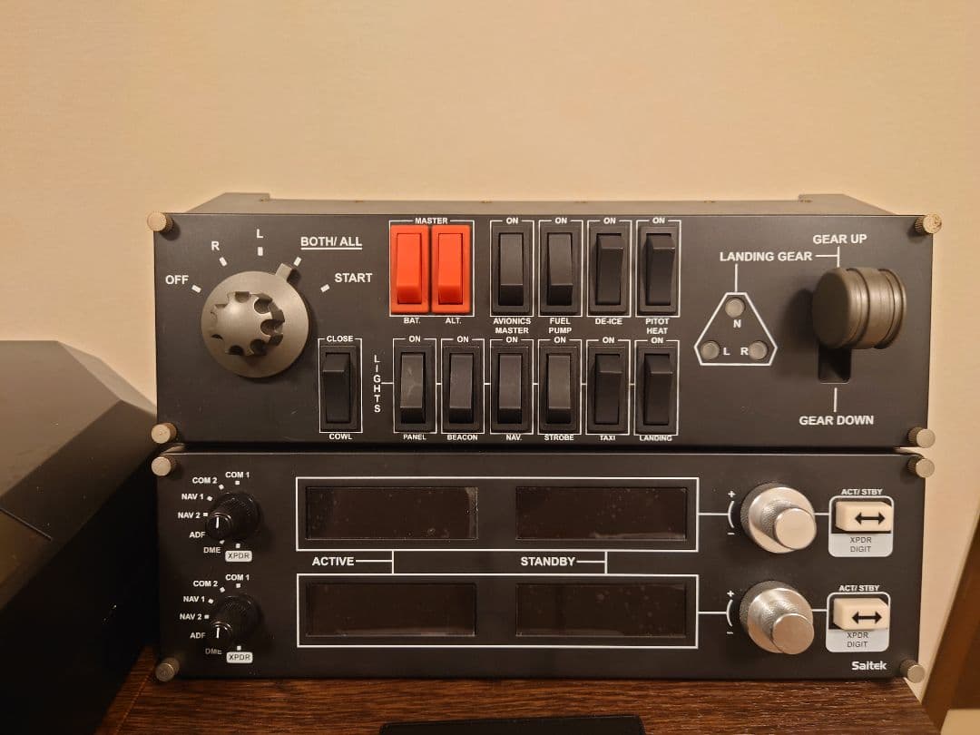 【希少】Saitek Flight Simulator コントローラー セット