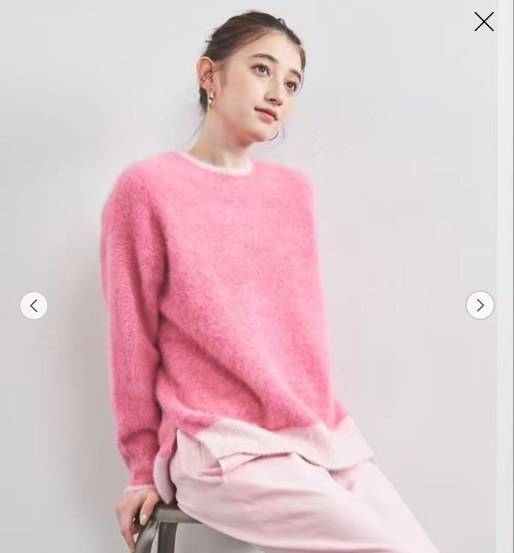 n*3様 UNITED ARROWS フォックスカシミヤ クルーネック ニット