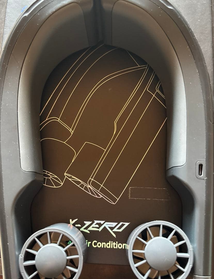 定価約3万円 X-ZERO ネッククーラー 首掛けエアコン 充電式