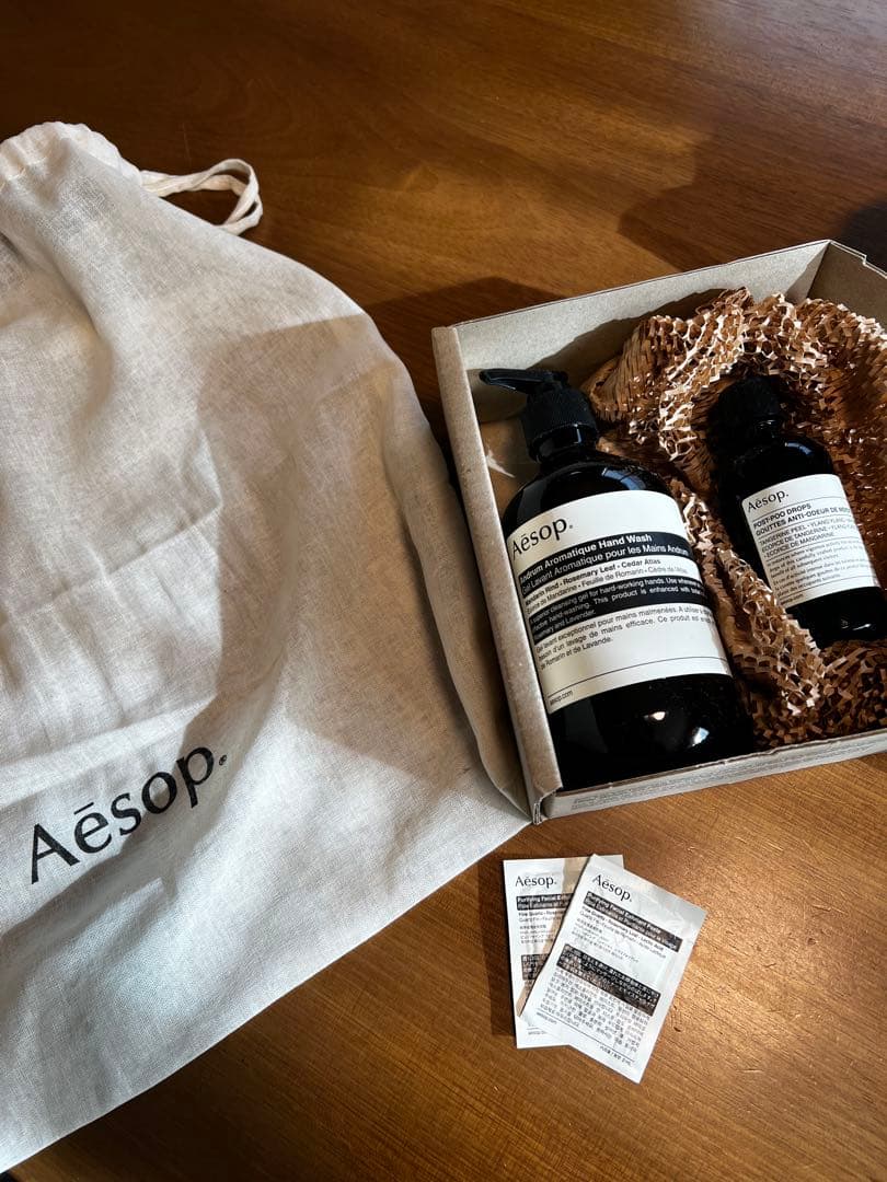 2026.1月購入 AĒSOP ハンドソープ、ポスト プー ドロップス のセット