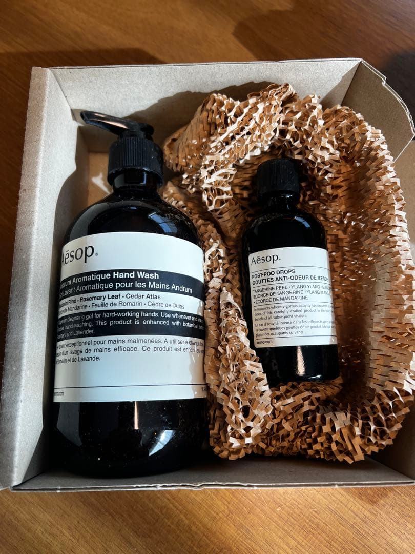 2026.1月購入 AĒSOP ハンドソープ、ポスト プー ドロップス のセット