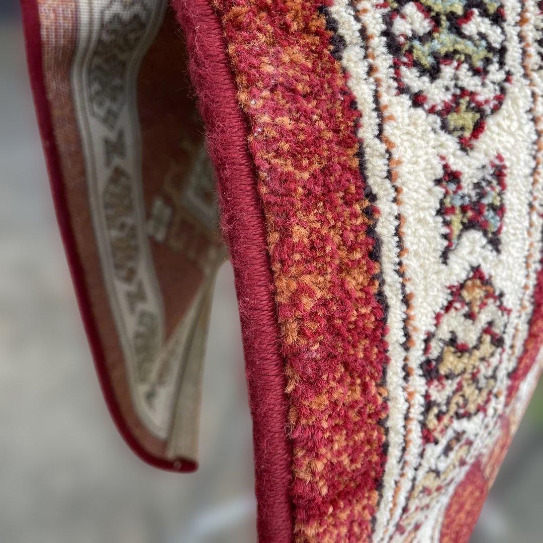 美品　ベルギー絨毯　200×200cm