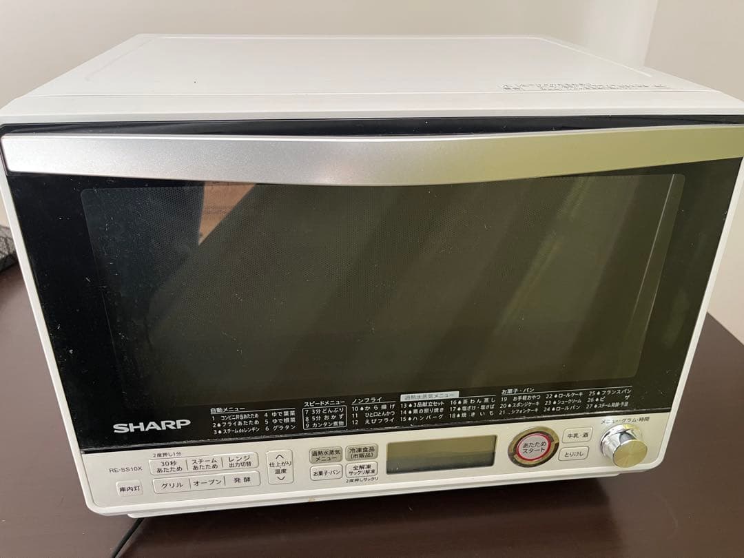 【ジャンク】　SHARP オーブンレンジ RE-SS10X ホワイト