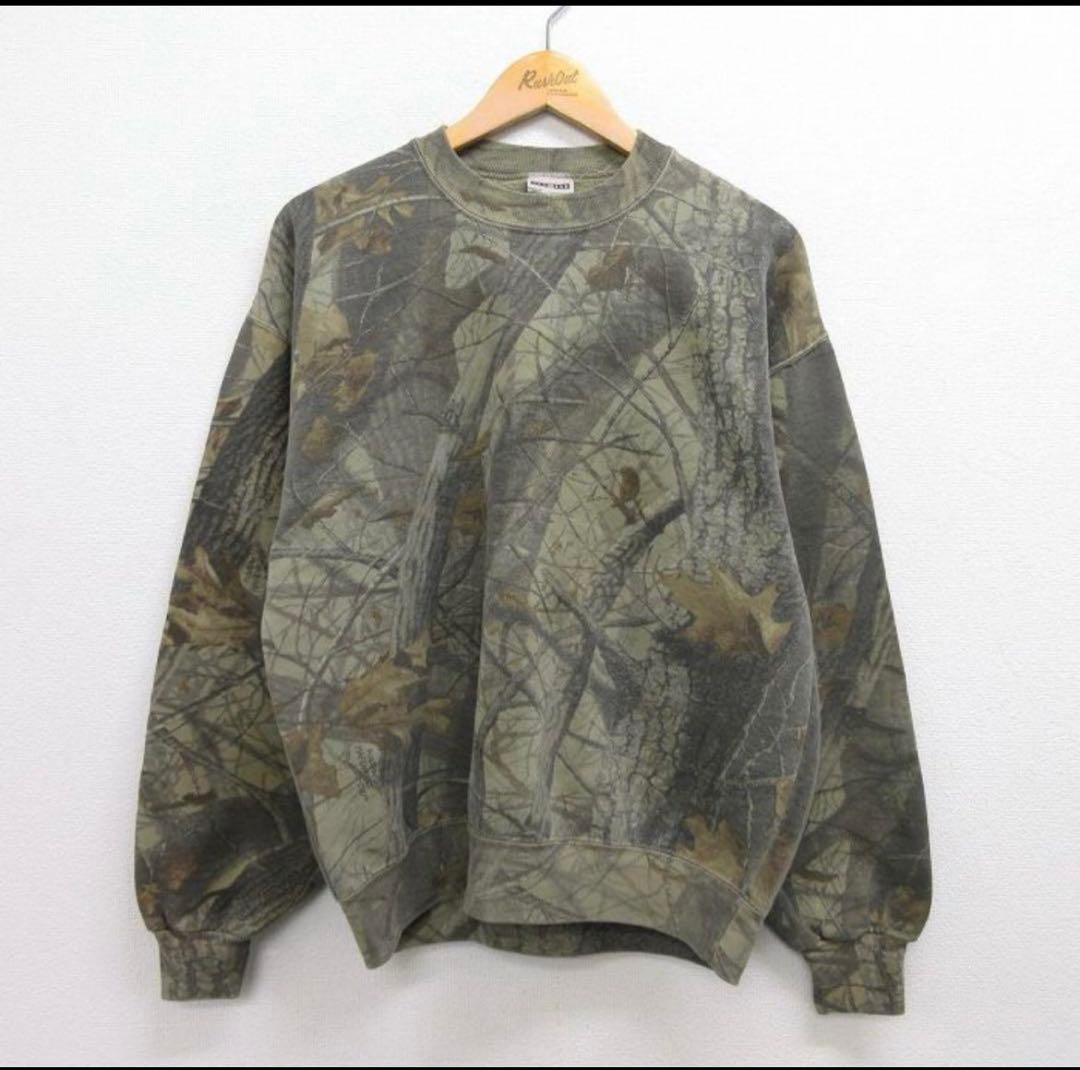 スウェット メンズ 90s リアルツリー 古着 アメカジ系
