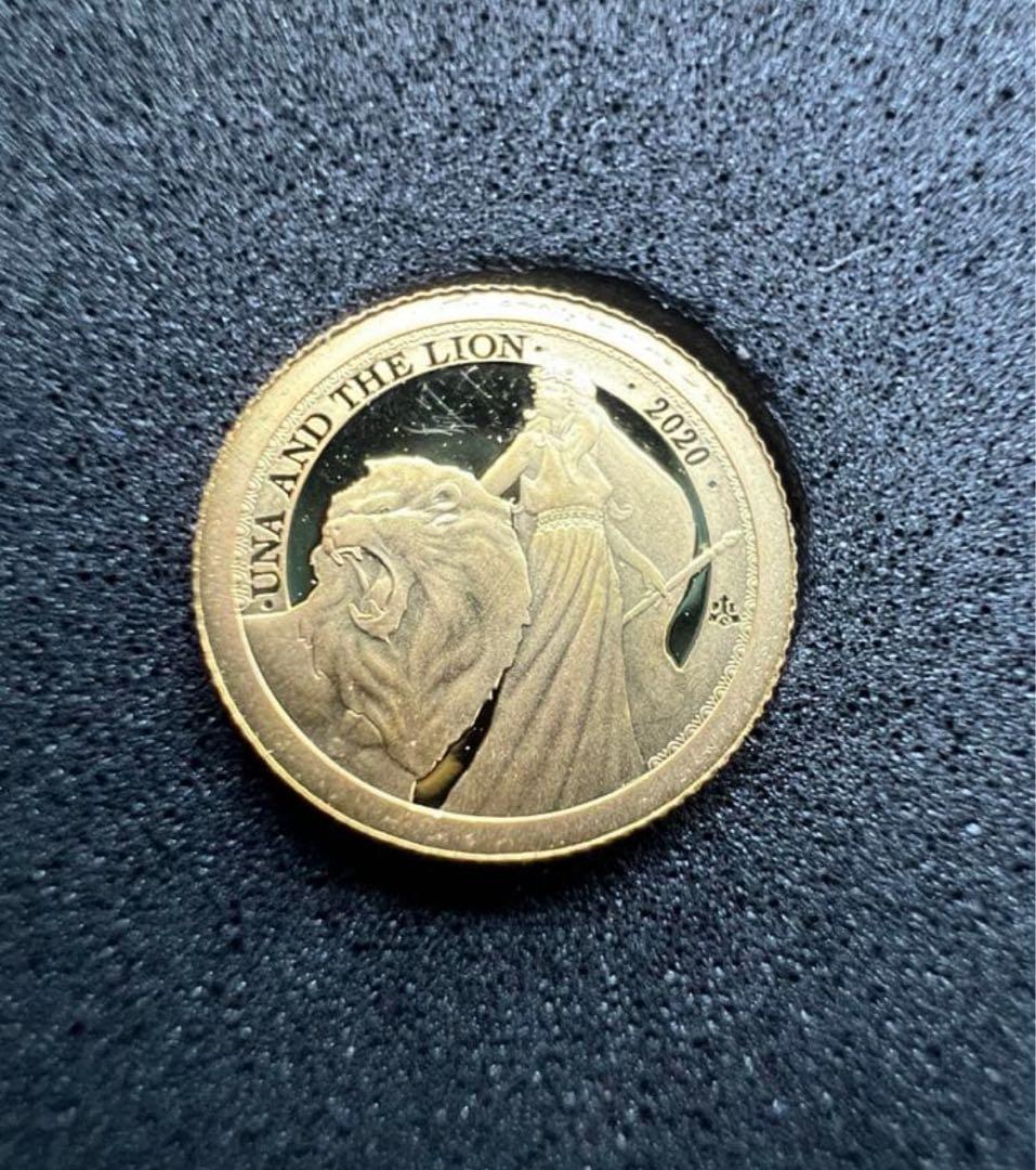 ム*ウ様 外国金貨　イギリス　ウナとライオン 2P金貨