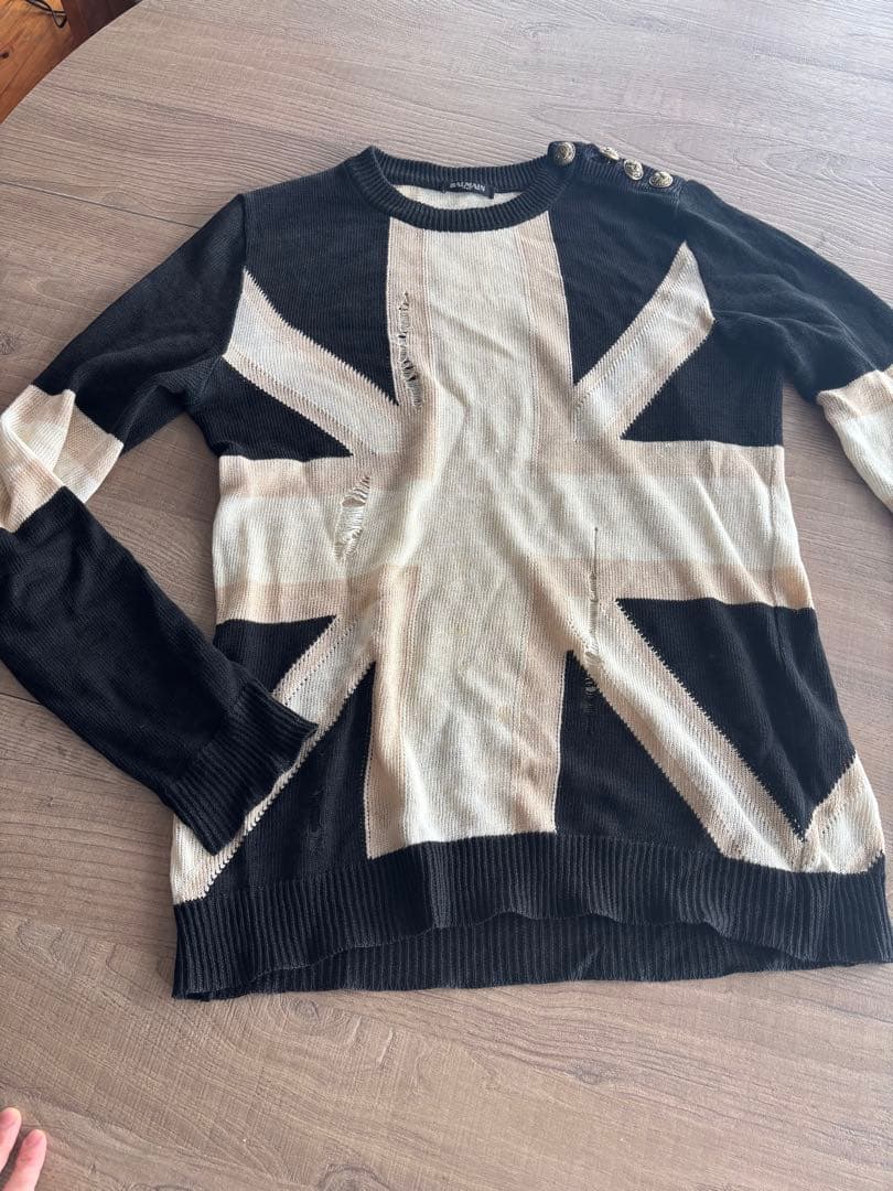 BALMAINユニオンジャック ニットセーター