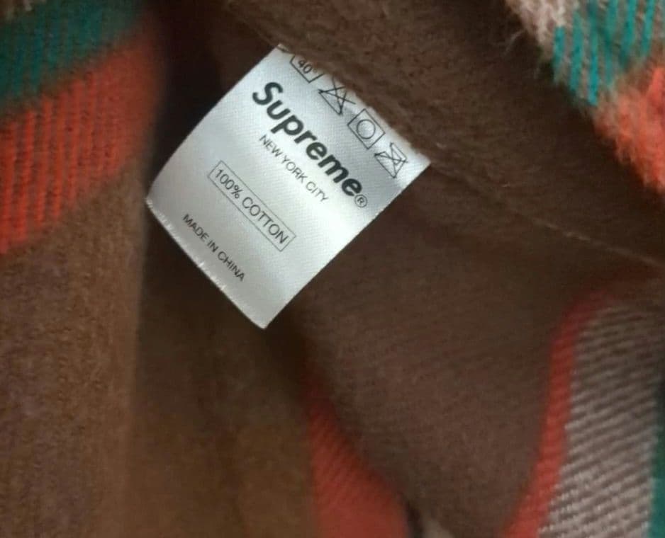 Supreme チェック柄 フランネルネルシャツ