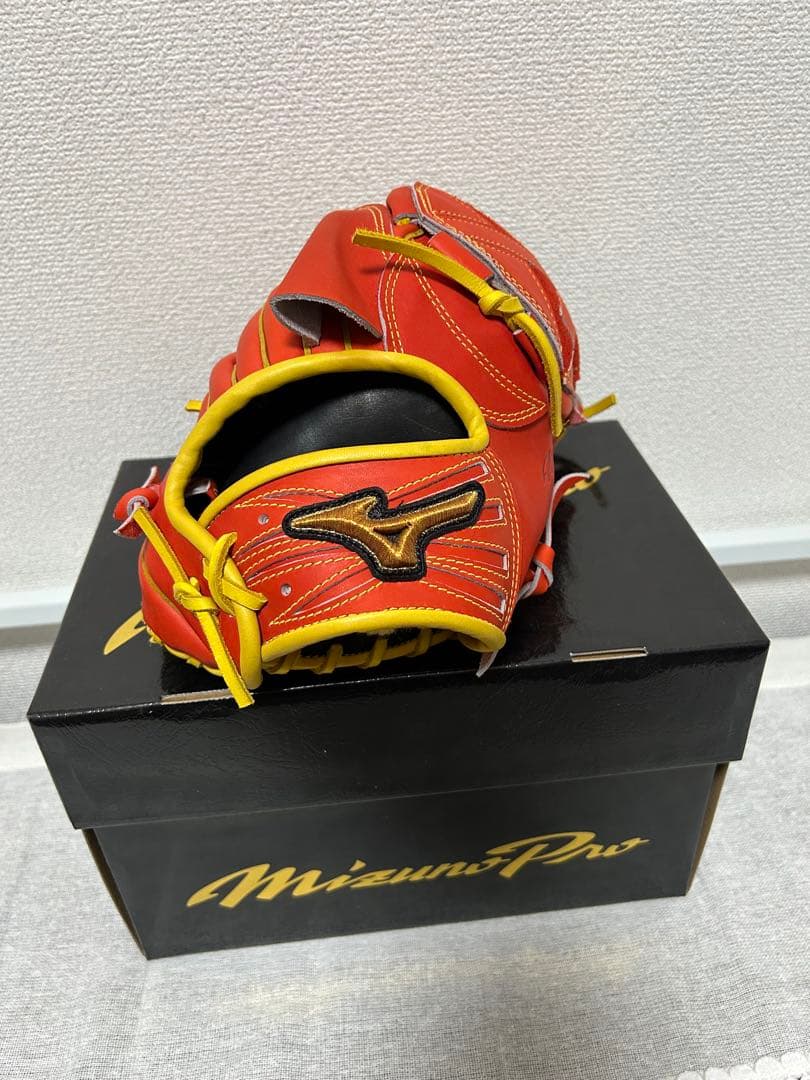 MizunoPro 軟式グローブ オレンジ
