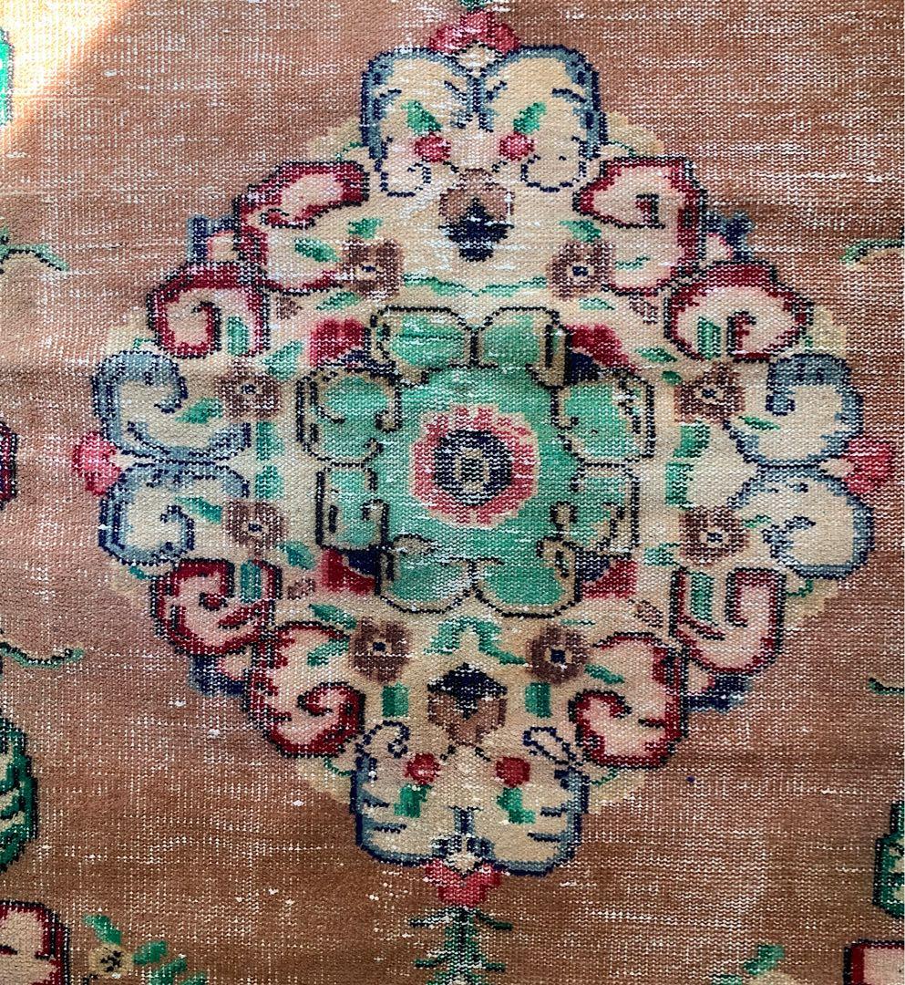 nyao様 超大判　271×140 超レア　トルコヴィンテージラグ　テラコッタ