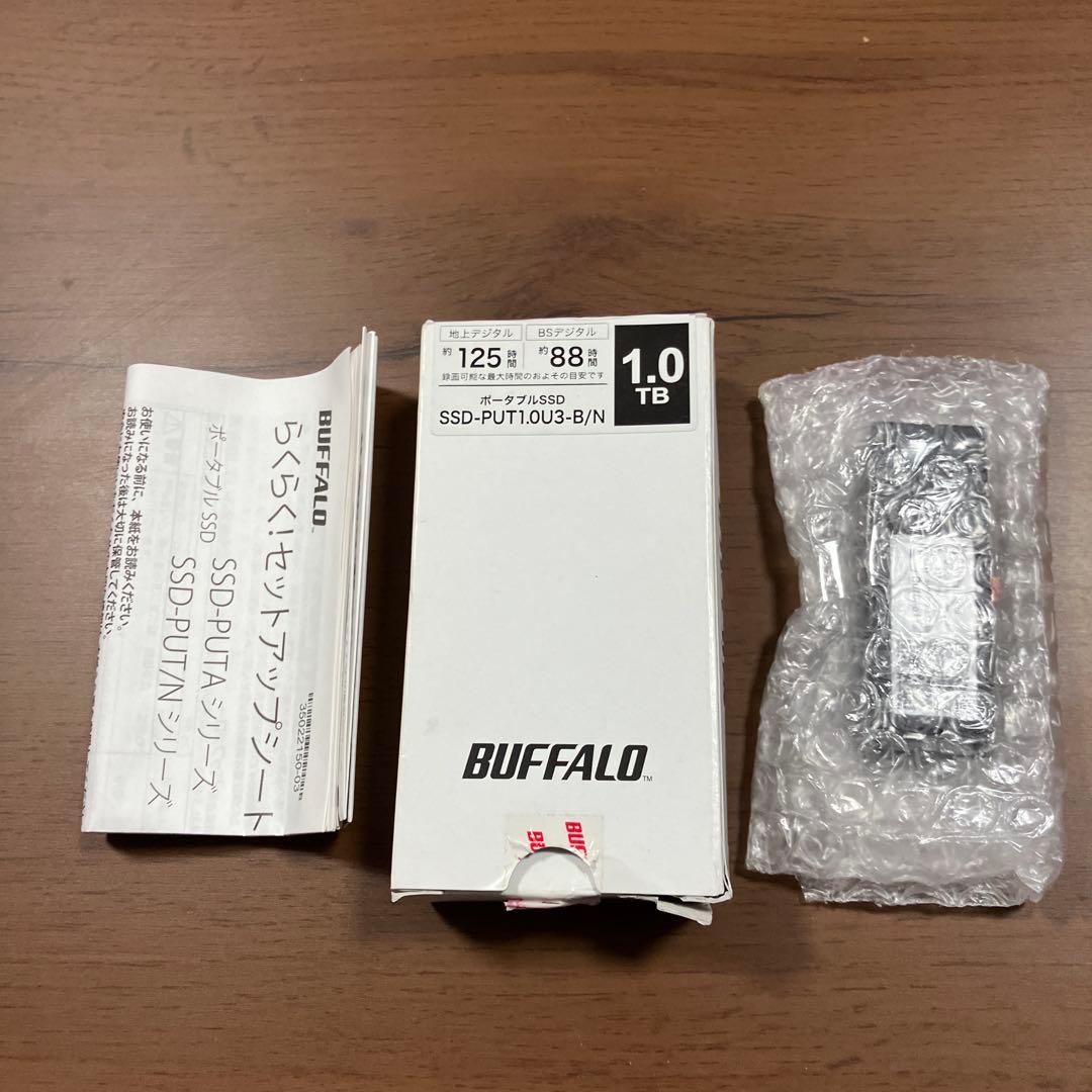 新品未使用 BUFFALO SSD-PUT1.0U3-B/N 1.0TB