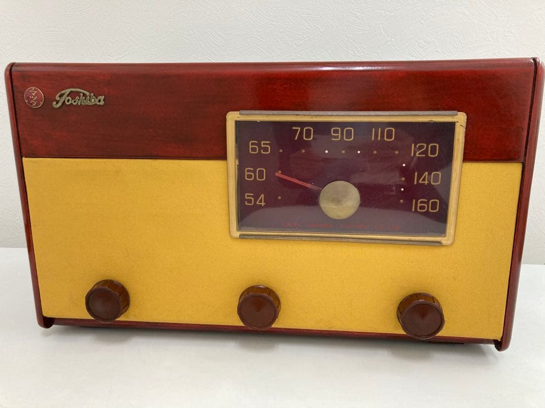 【稼働品✨】 Toshiba 東芝 マツダ　真空管ラジオ 昭和レトロ　激レア美品