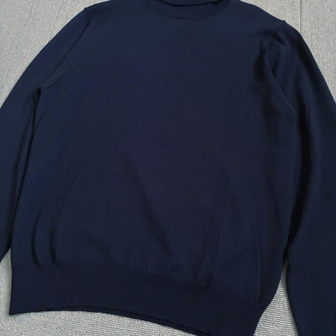 値下げ依頼 BEAMS F メリノウール タートルネックニット 50 イタリア製