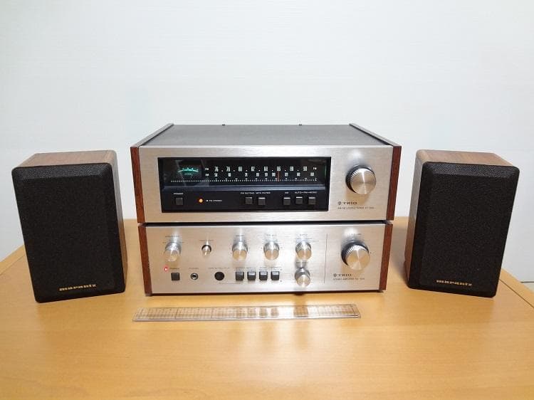 美品 完動品 TRIO KT-1300 KA-1200 （ミニコンポの先駆け）