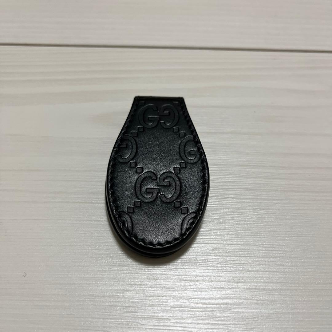 GUCCI ブラック マネークリップ　最終値下げ！！