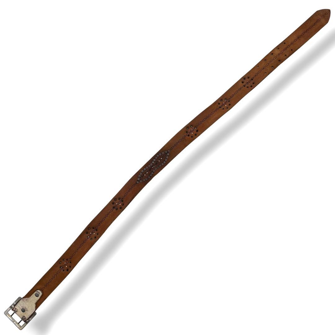 希少品 HTC Stingray × Python studs belt