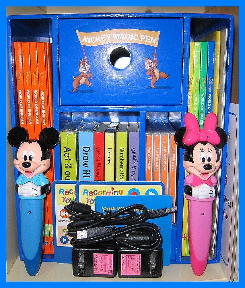 専用出品2018【未使用に近いセット】新子役 最上セット ディズニー英語 dwe