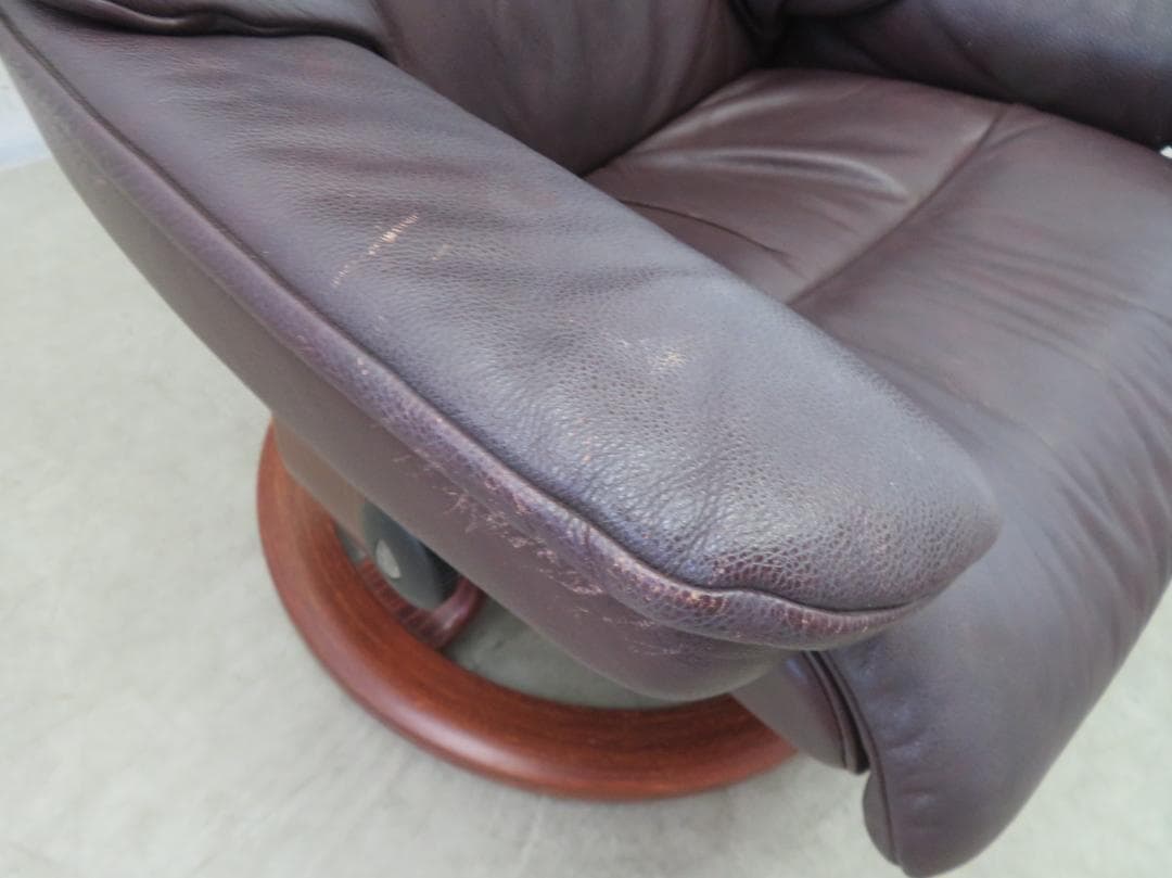 美品■ノルウェー■本革■エコーネス■ストレスレスチェア■レノ・M■リクライナー