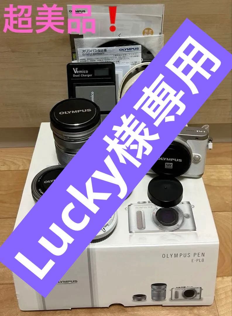 【週末大特価❗️】OLYMPUS PEN E-PL8 & レンズ4点他