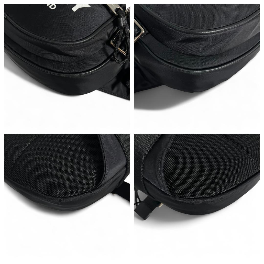 未使用級　BURBERRY バーバリー ボディバッグ ブラック ナイロン