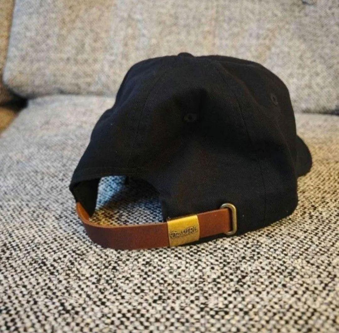 RRL ダブルアールエル 帽子 ロゴ ツイル 6パネル キャップ 帽子 ブラック