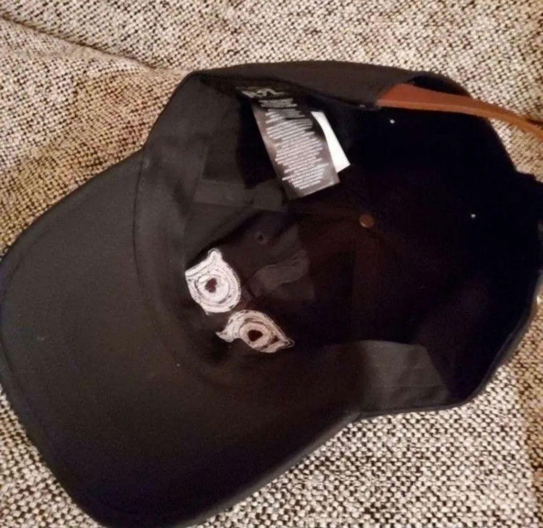 RRL ダブルアールエル 帽子 ロゴ ツイル 6パネル キャップ 帽子 ブラック