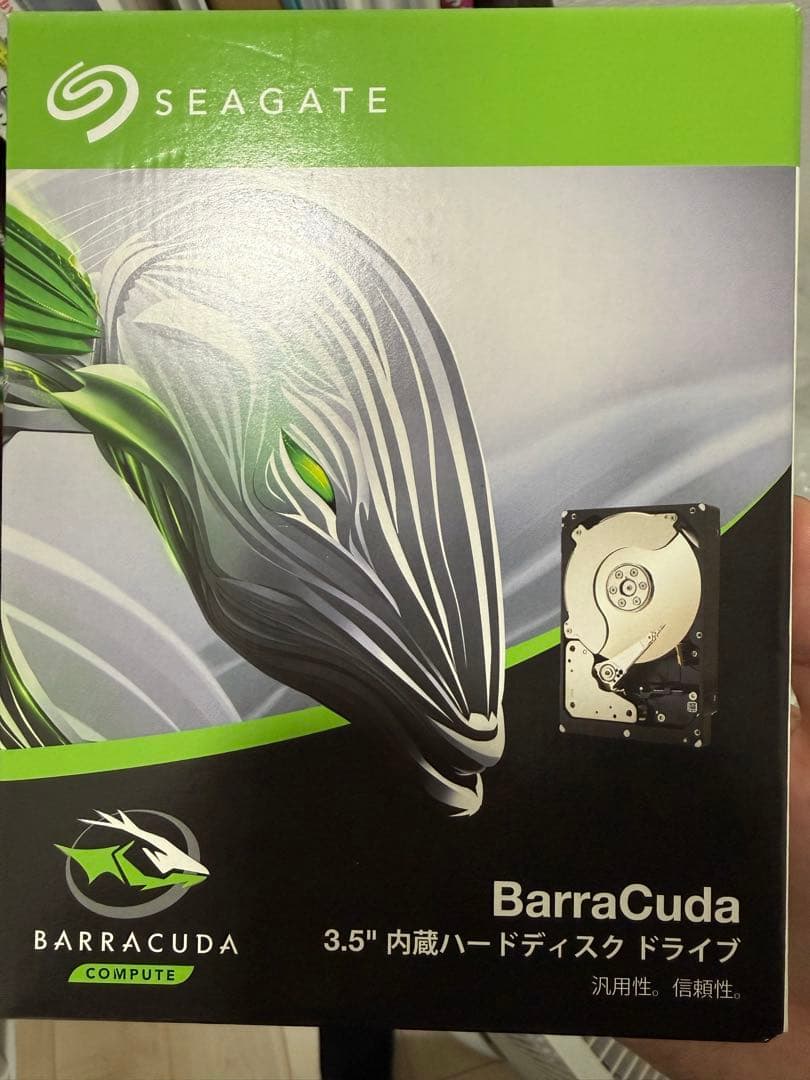 Seagate Barracuda 3.5インチ HDD 8TB