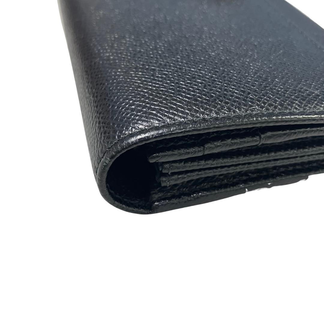 BVLGARI　ブルガリ　長財布 正規品 名入れ 二つ折り 本革 ブラック