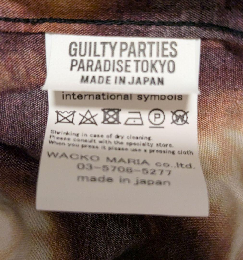 美品 24ss WACKOMARIA ×攻殻機動隊 HAWAIIAN 黒 S