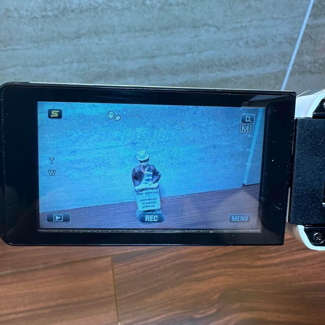 動作確認済み Victor JVC GZ-E180 ビデオカメラ 0117