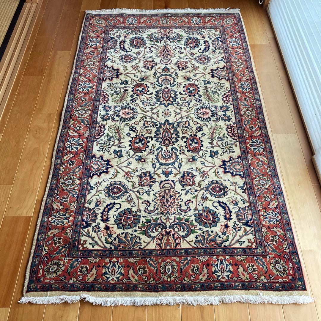 ヴィンテージラグ　トライバルラグ　インド　アグラ