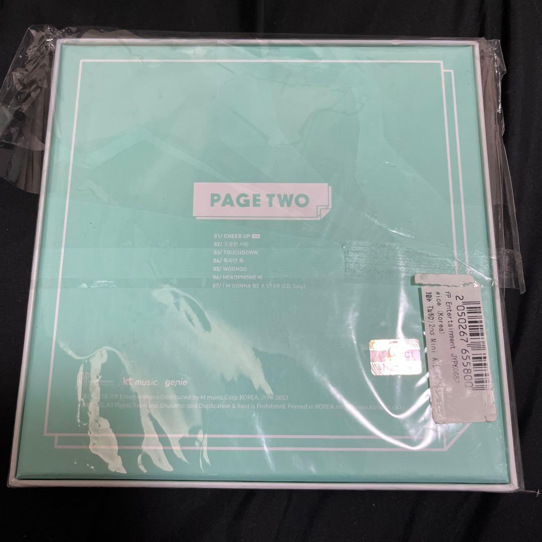 TWICE PAGE TWO 02 ダヒョン直筆サイン入り