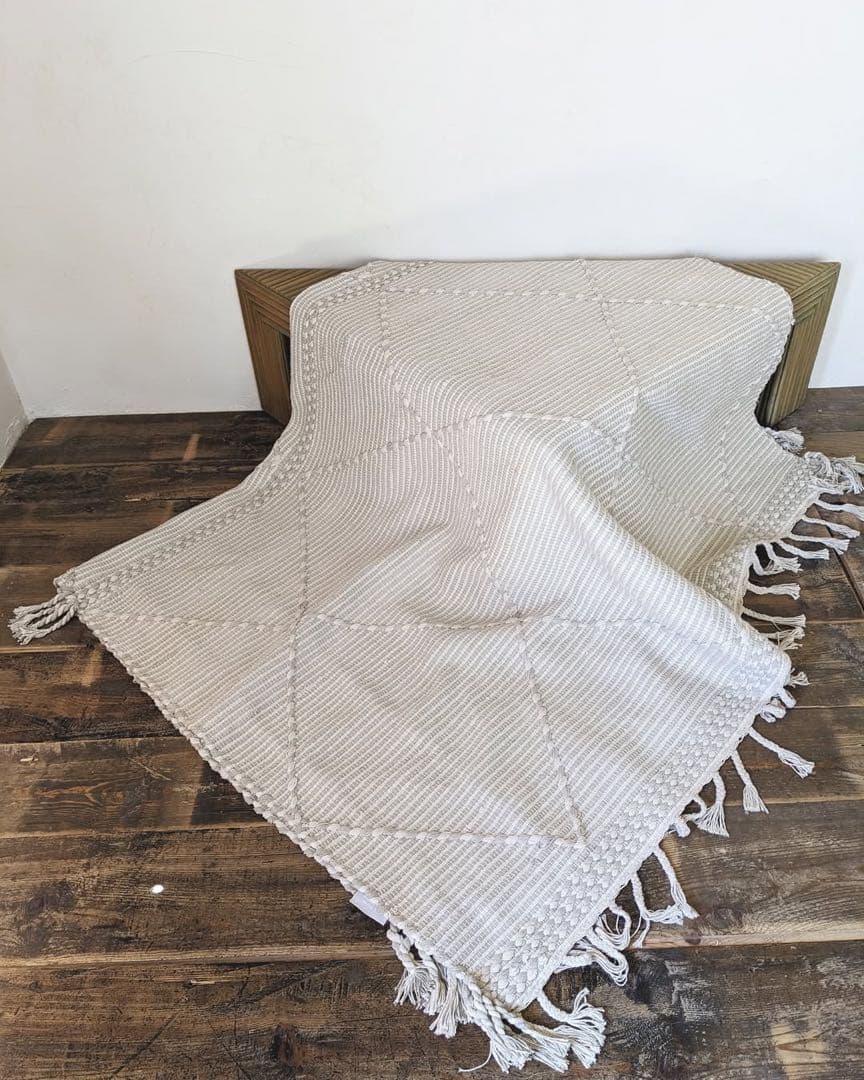 【なな】オーガニックコットン製 ラグ kave 