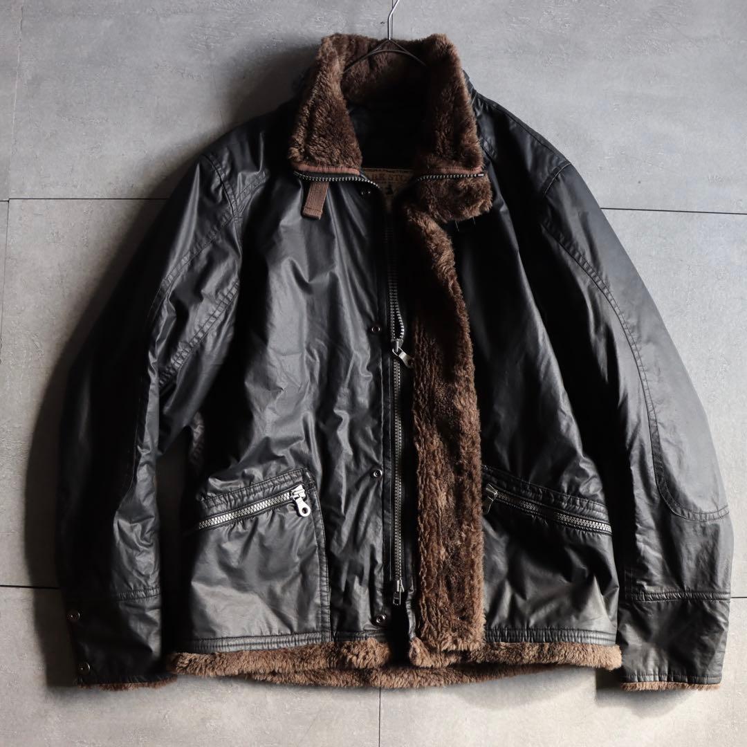 00s archive ファーフライトジャケット 黒色 テック noill